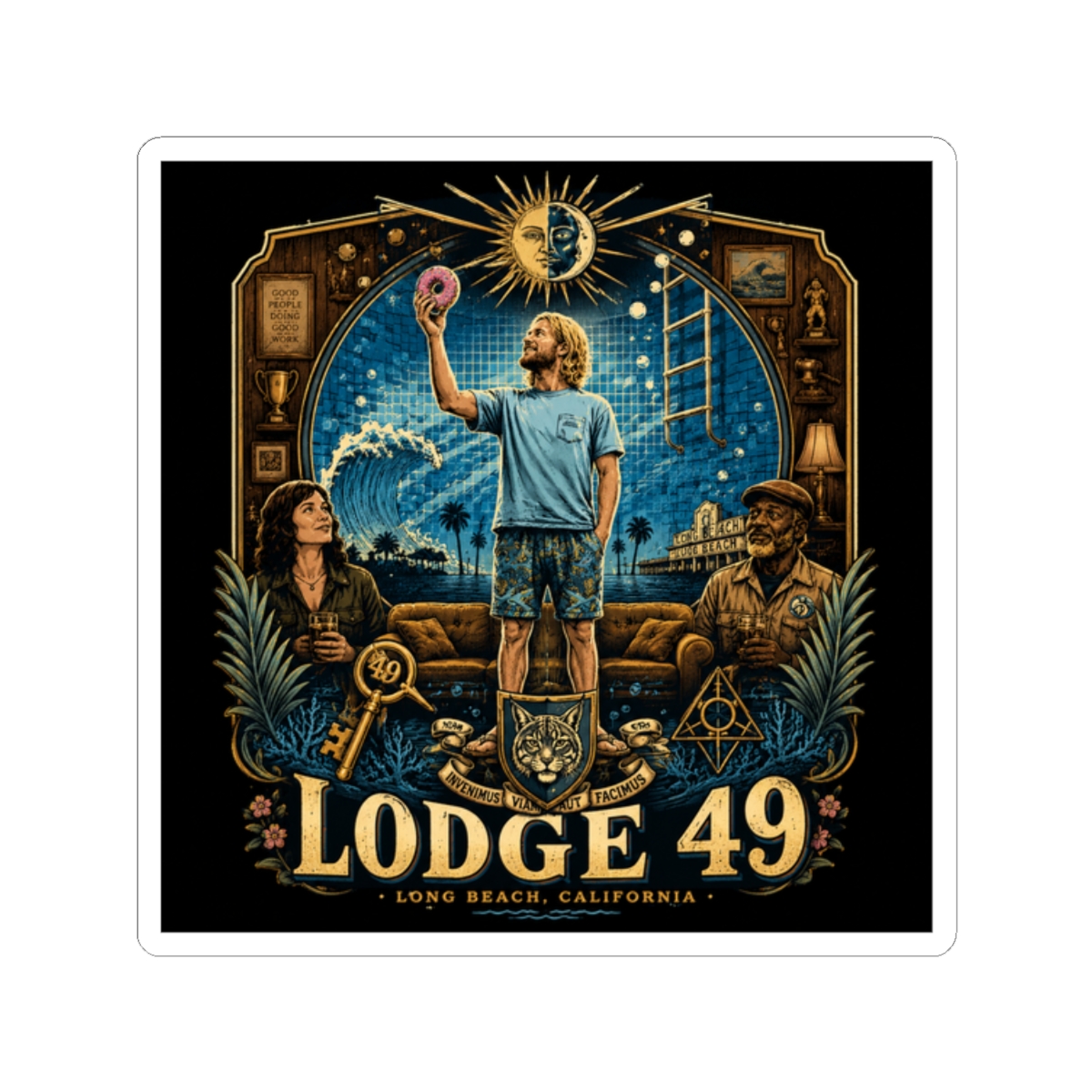 Lodge 49 Sticker - Official Stickers merchandise