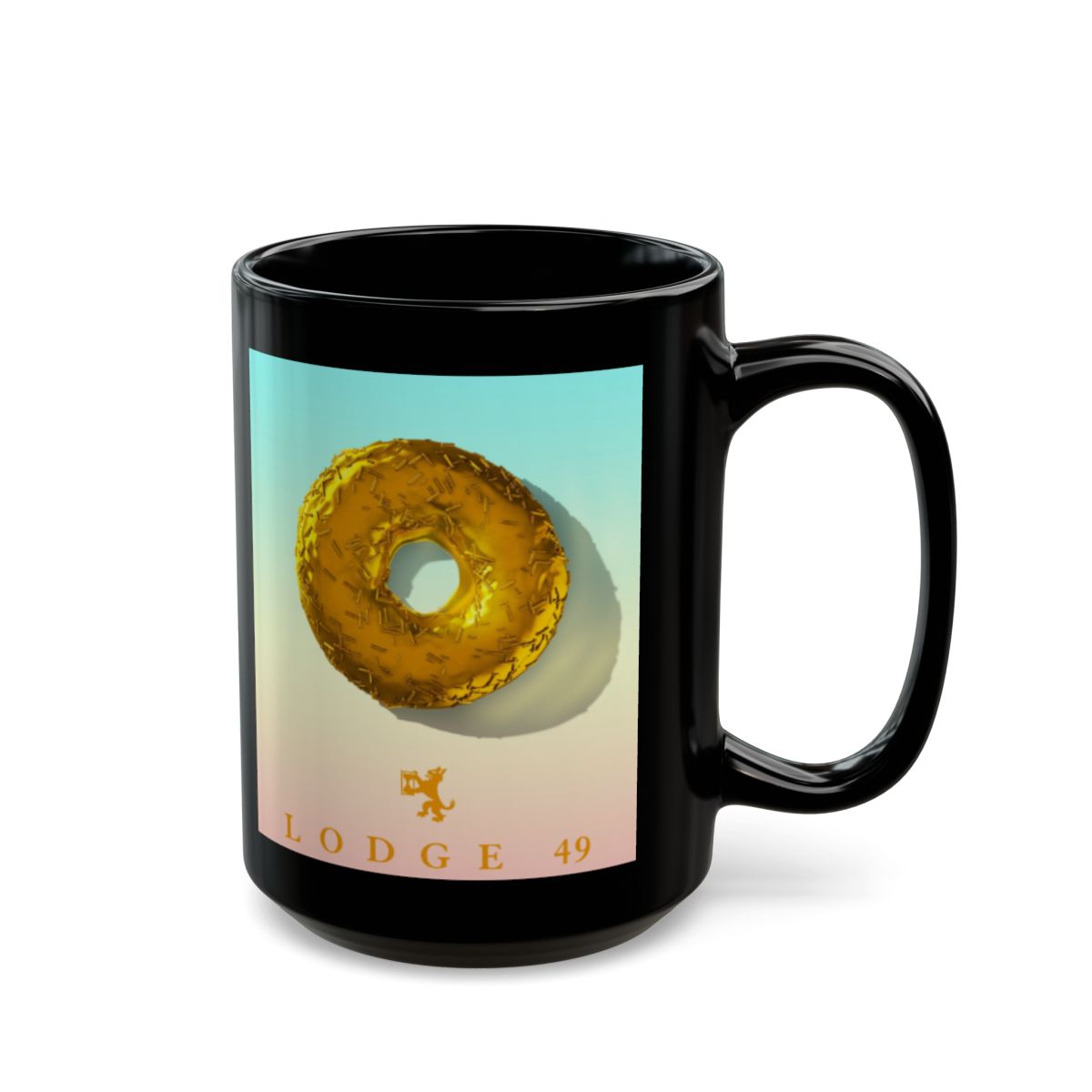 Lodge 49 Black Mug - alternate angle 5, merchandise