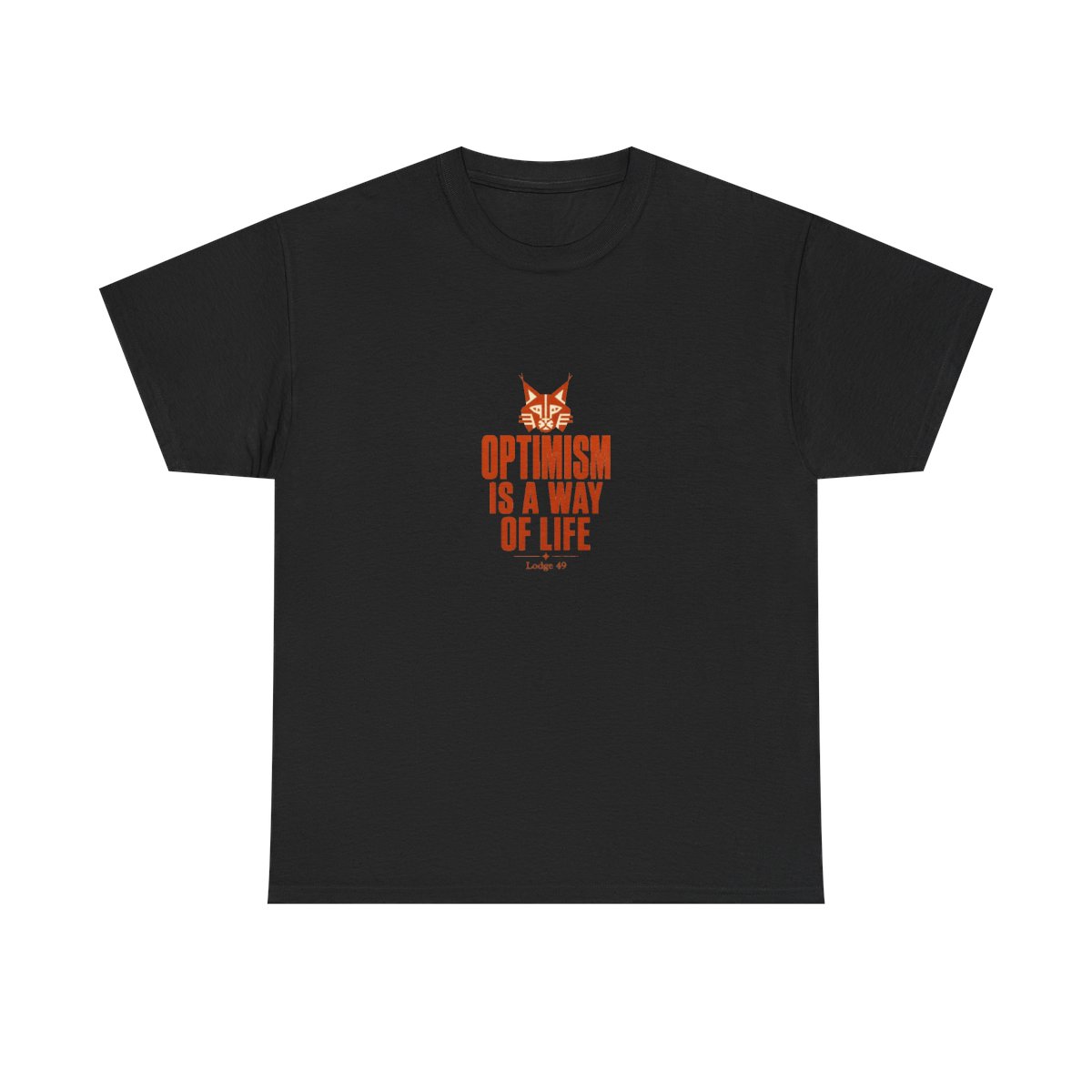 Lodge 49 "Optimism is a way of life" Unisex Tee