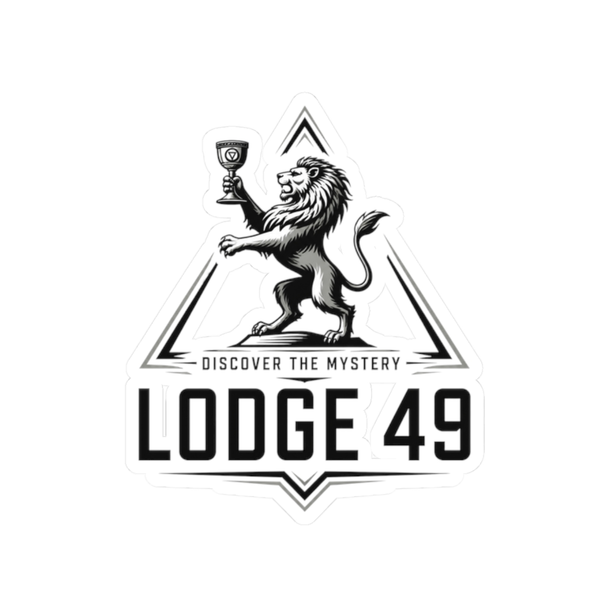 Lodge 49 "Discover the Mystery," Sticker - alternate angle 1, merchandise